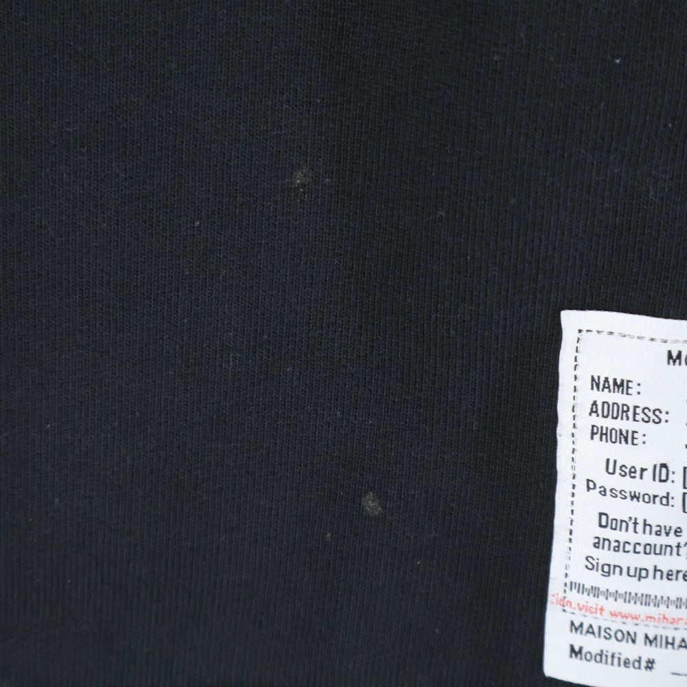 MAISON MIHARAYASUHIRO(メゾンミハラヤスヒロ) KEITH Printed Hoodie プリント プルオーバーパーカー ブラック A13HD671