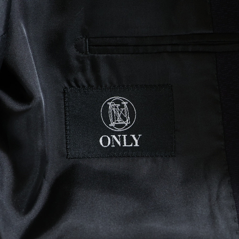 NO BRAND(ノーブランド) ONLY / オンリー REDA スリーピース セットアップ スーツ ジャケット ベスト スラックスパンツ パープル