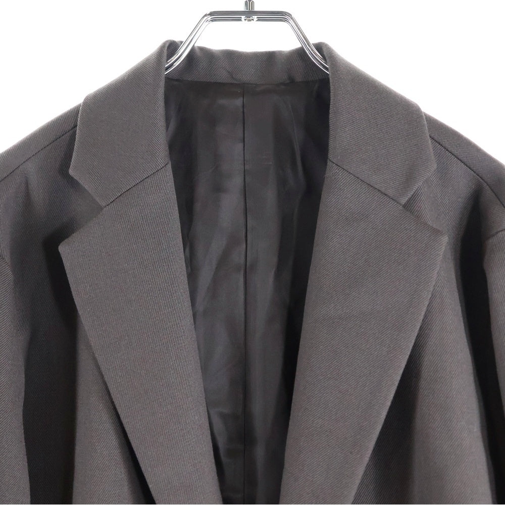 Lui's(ルイス) 1Bテーラード ウールビッグギャバジャケット ブラウン LUZ2012207A0006