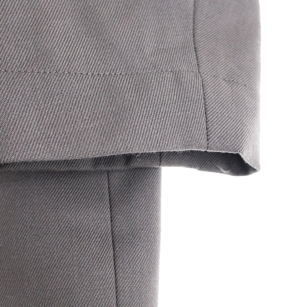 Lui's(ルイス) 1Bテーラード ウールビッグギャバジャケット ブラウン LUZ2012207A0006