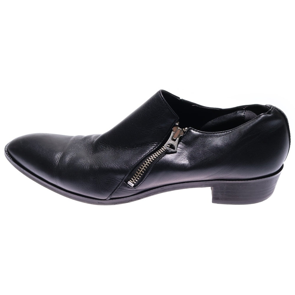 Lui's(ルイス) サイドジップスリッポン ショートブーツ ブラック