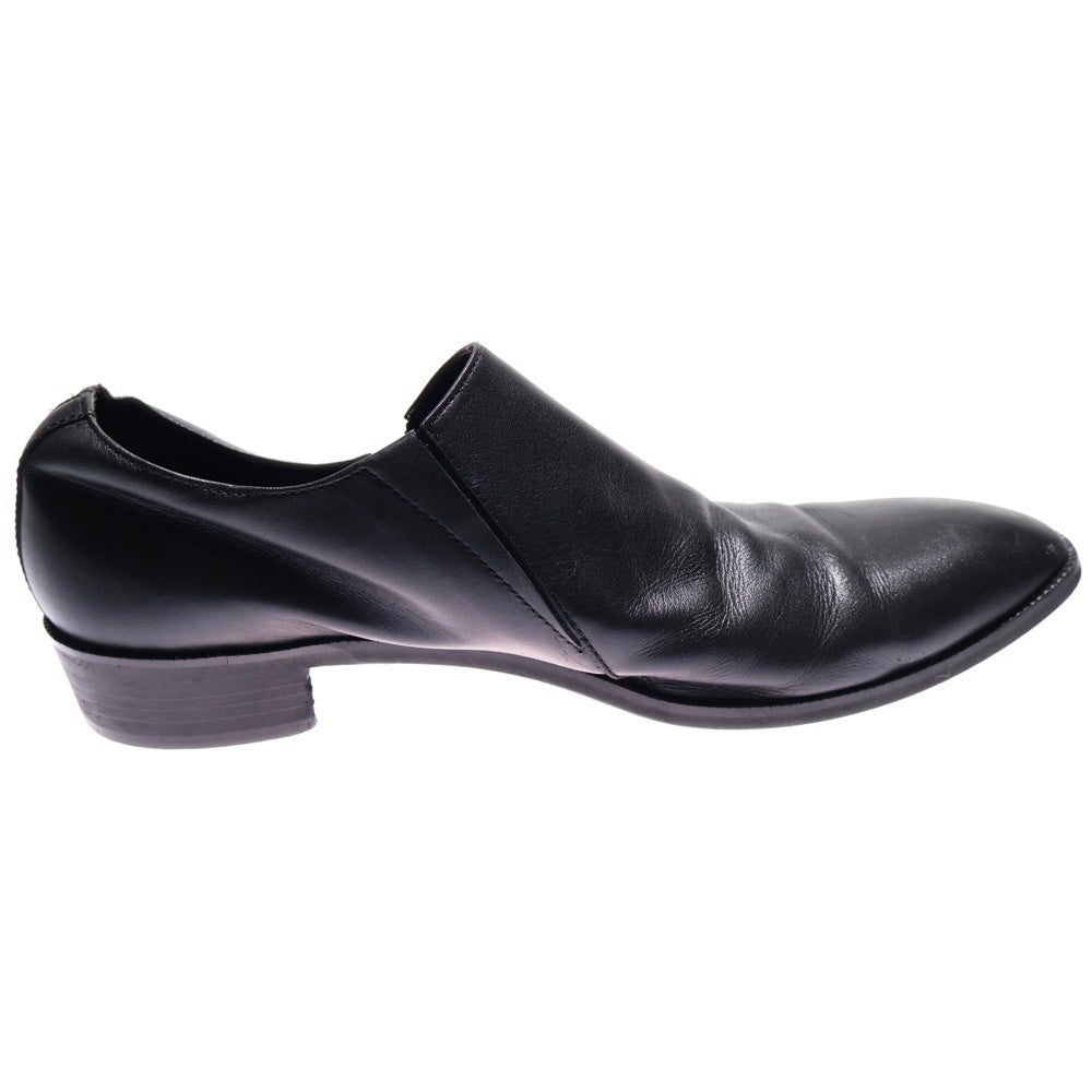 Lui's(ルイス) サイドジップスリッポン ショートブーツ ブラック