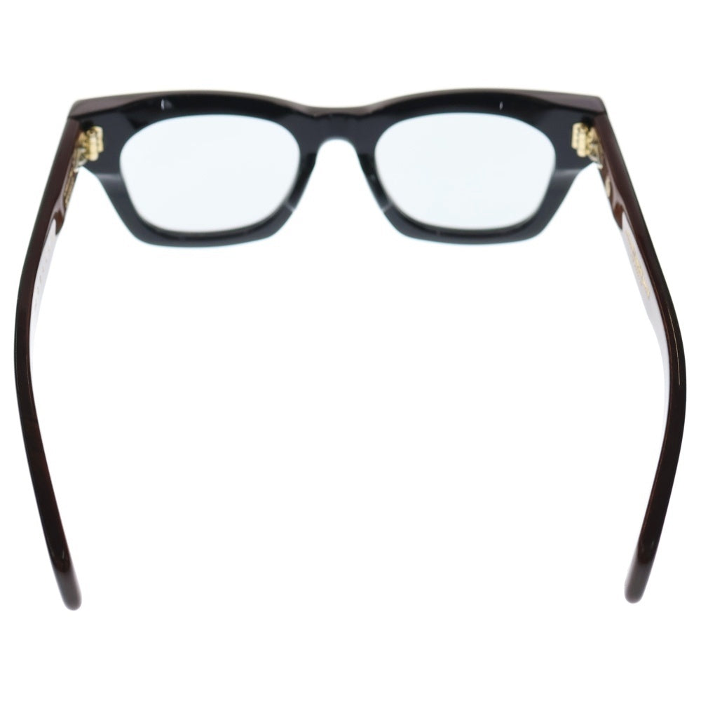 JACQUES MARIE MAGE(ジャック マリー マージュ) DEALAN ディラン ウェリントンフレーム ブライアーウッド調 サングラス アイウェア メガネ 眼鏡 ブラック/ブラウン 47/500 JMMDE10A