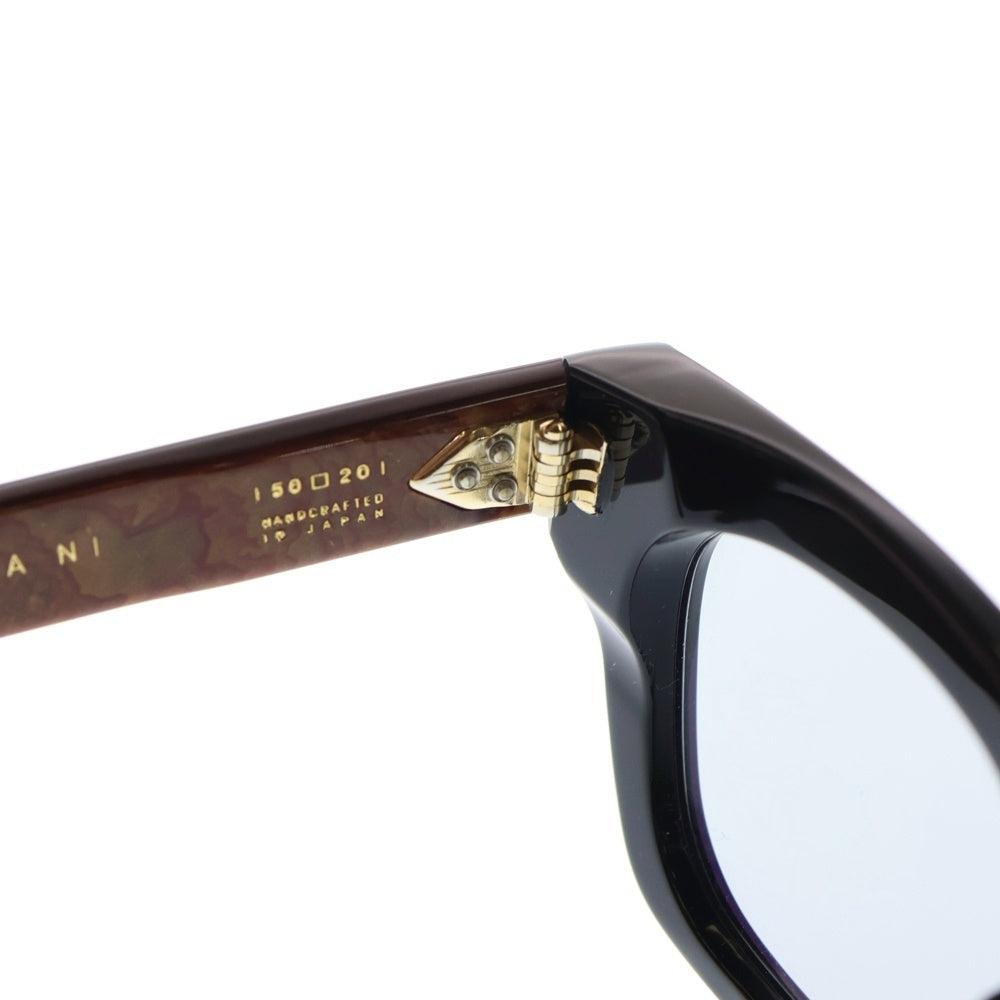 JACQUES MARIE MAGE(ジャック マリー マージュ) DEALAN ディラン ウェリントンフレーム ブライアーウッド調 サングラス アイウェア メガネ 眼鏡 ブラック/ブラウン 47/500 JMMDE10A