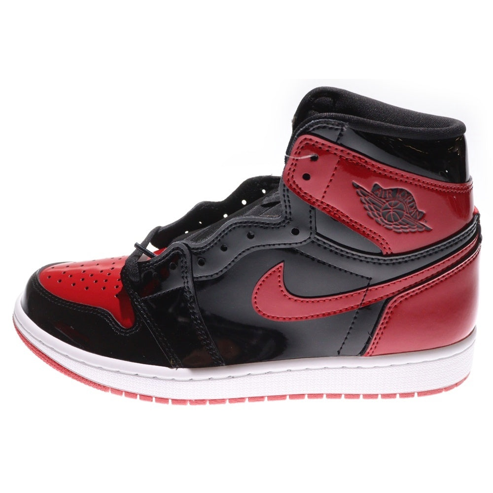 NIKE(ナイキ) AIR JORDAN 1 RETRO HIGH OG BRED PATENT エアジョーダン