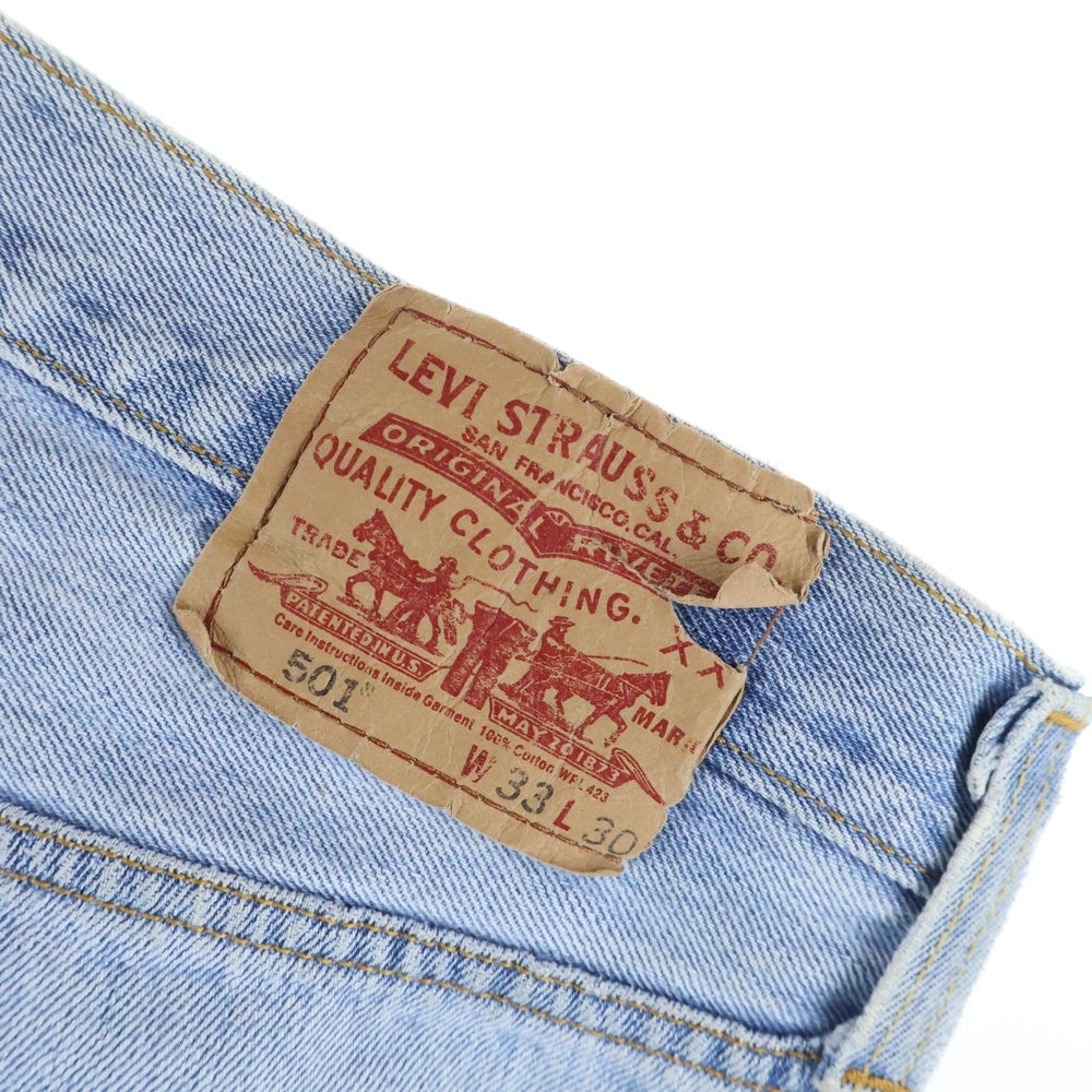 Levi's(リーバイス) 501 ORIGINAL FIT オリジナル フィット ボタンフライ デニムパンツ インディゴ