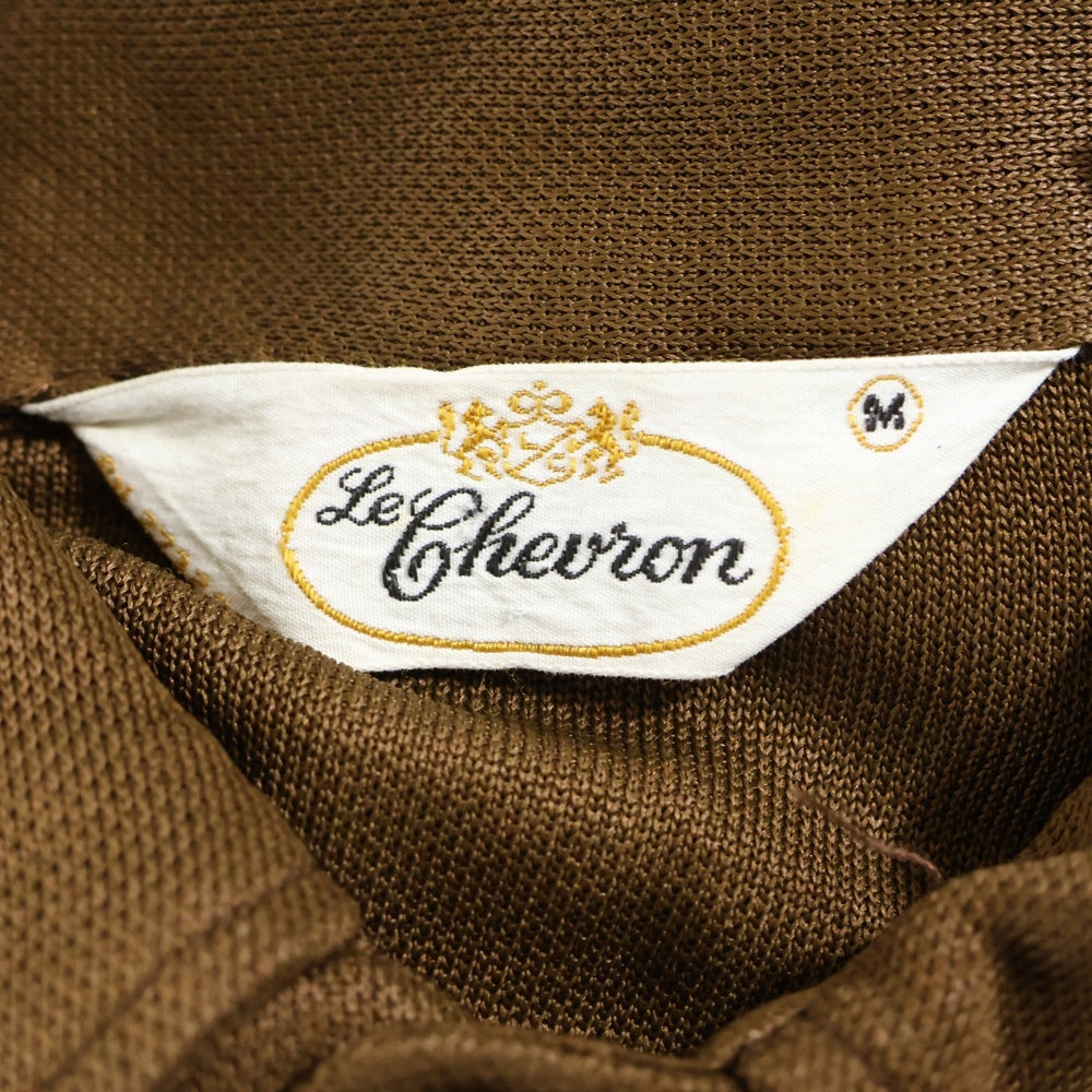 VINTAGE(ヴィンテージ) 70-80S LE CHEVRON ヴィンテージ 長袖 ニットカーディガン ブラウン