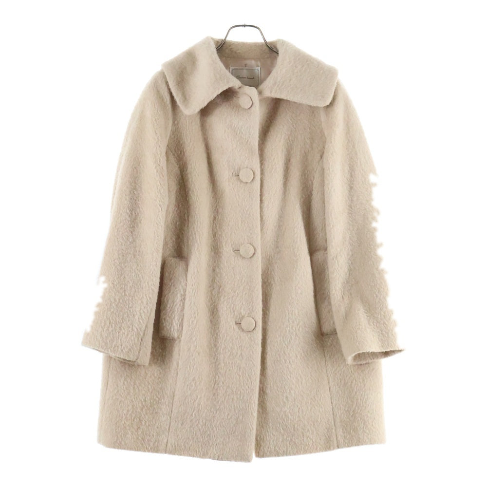 Couture brooch(クチュールブローチ) Wool Coat ウール シャギー コート レディース ピンク