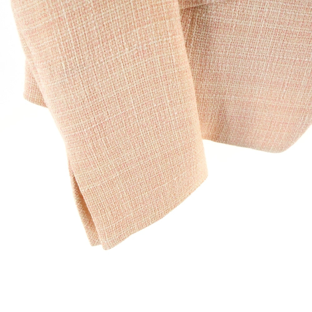 NO BRAND(ノーブランド) COCCOLUSSI(ココラッシー)レース装飾 チェック柄 3ピース セットアップ レディース ピンク