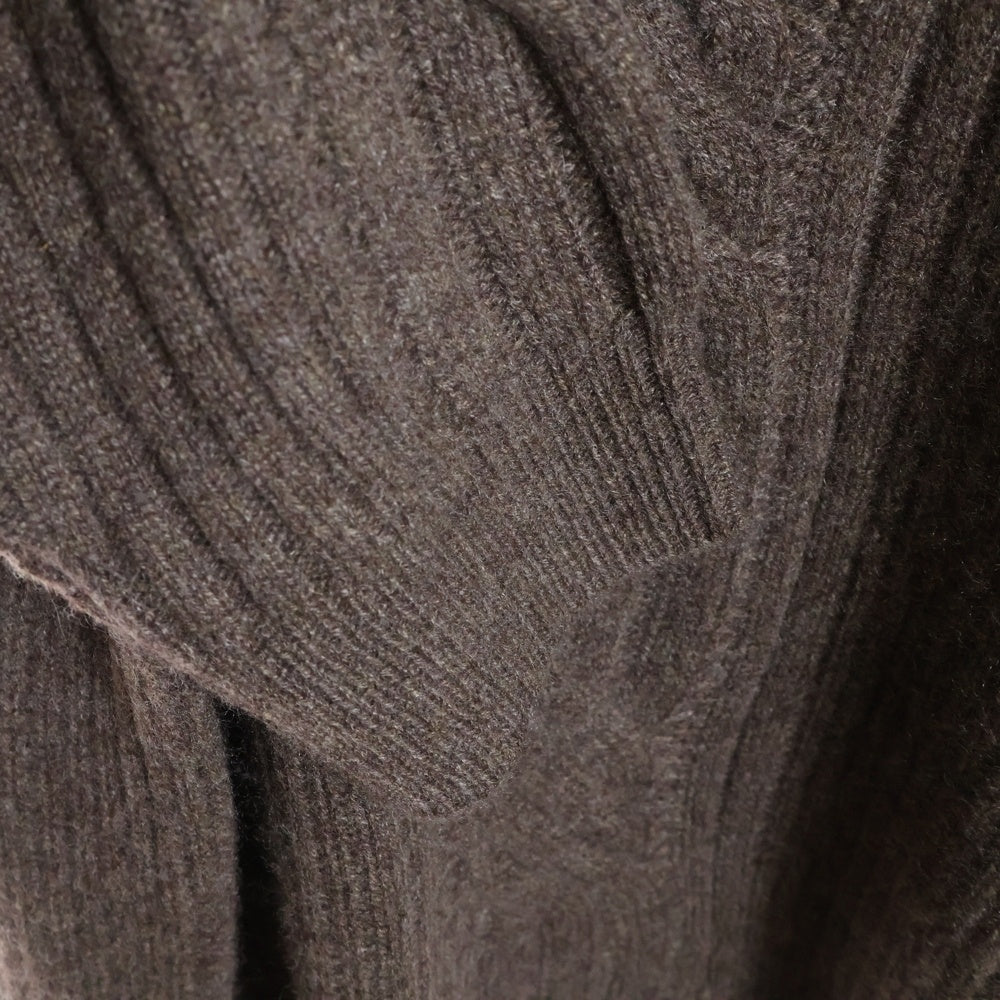 1 PIU 1 UGUALE 3(ウノピゥウノウグァーレトレ) BIG TURTLE ビッグ タートルネックニットセーター ブラウン MRK257 CAS033