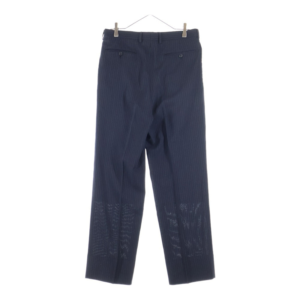 Paul Smith(ポールスミス) ストライプ セットアップ スーツ 3B テーラードジャケット 1タック テーパードパンツ ネイビー