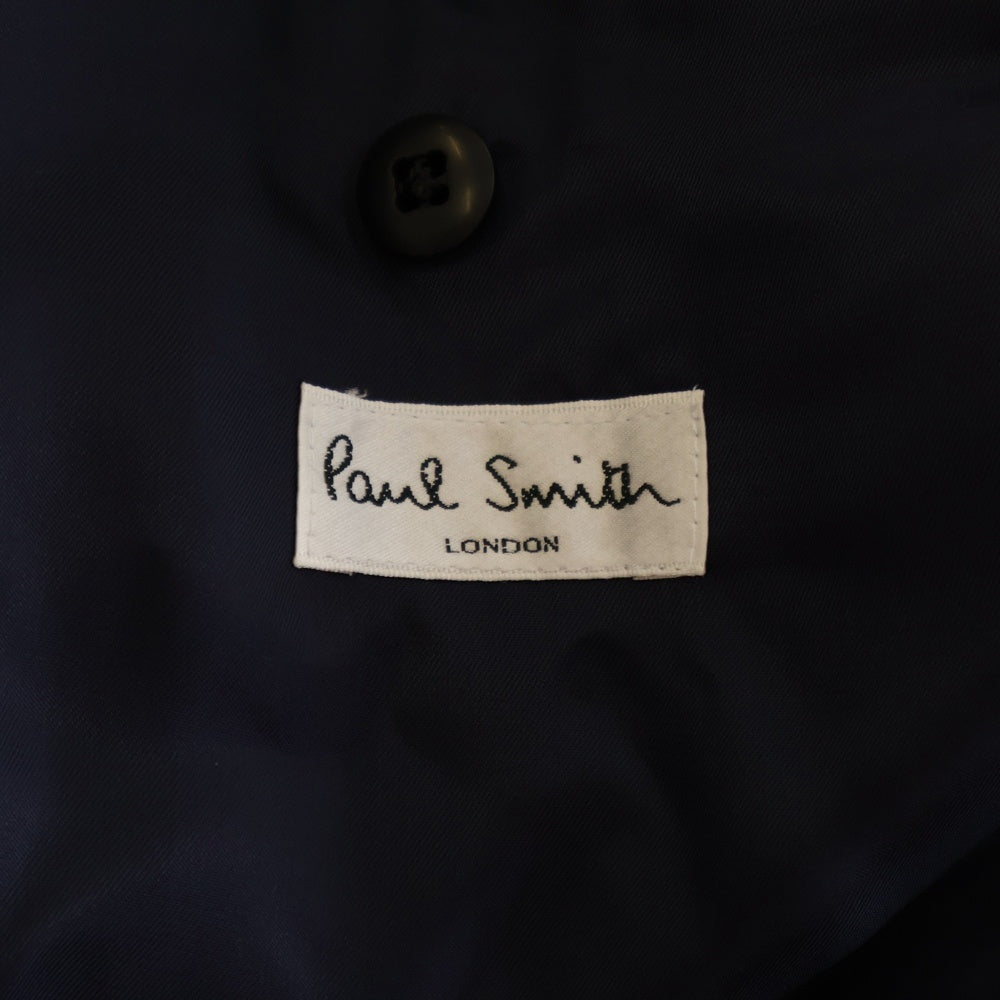 Paul Smith(ポールスミス) ストライプ セットアップ スーツ 3B テーラードジャケット 1タック テーパードパンツ ネイビー