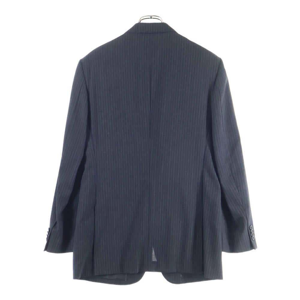 Paul Smith(ポールスミス) ストライプ セットアップ スーツ 3B テーラードジャケット 1タック テーパードパンツ グレー