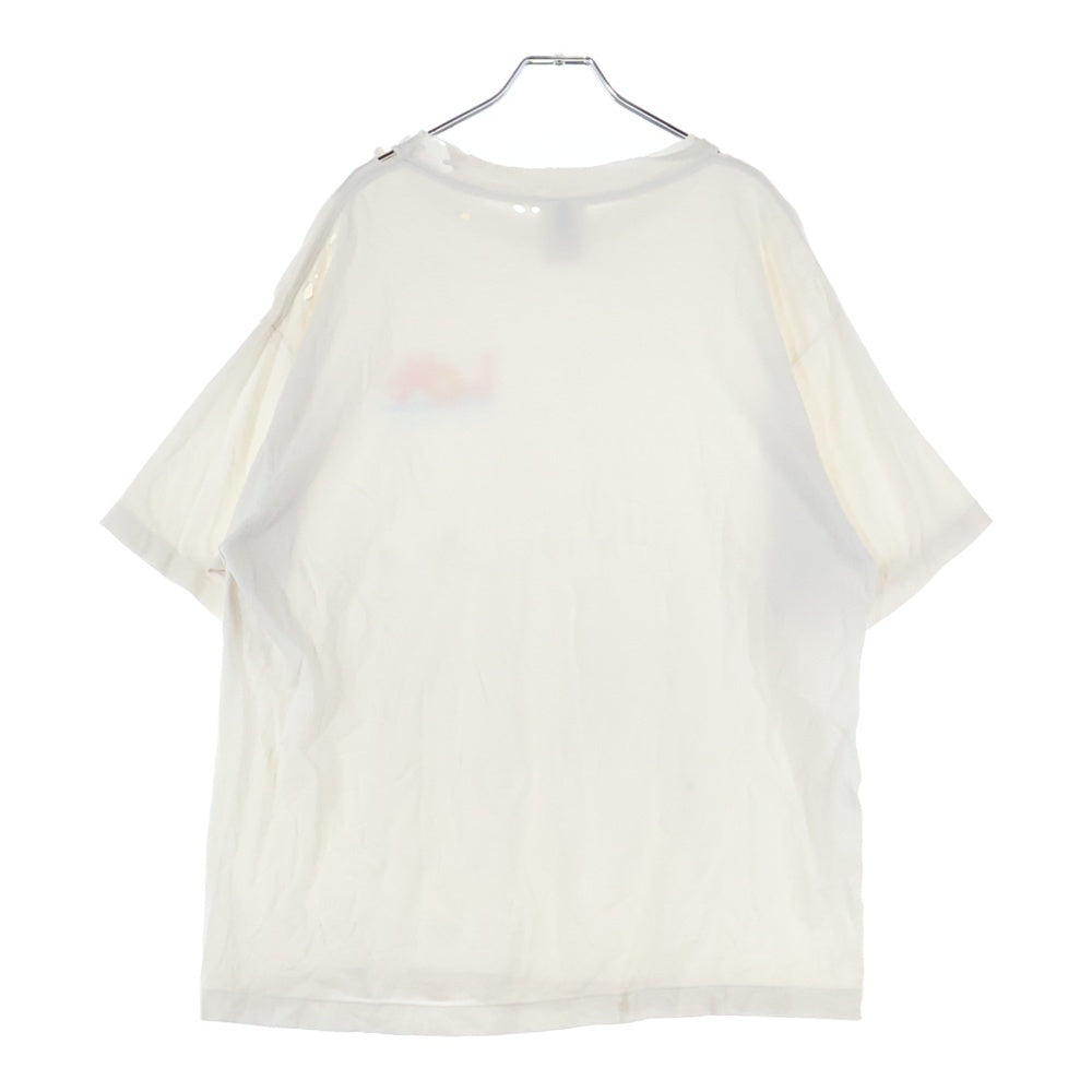 SAINT MICHAEL(セントマイケル) 25SS LOVE_SS TEE プリントTシャツ ホワイト SM-HR8-0000-024