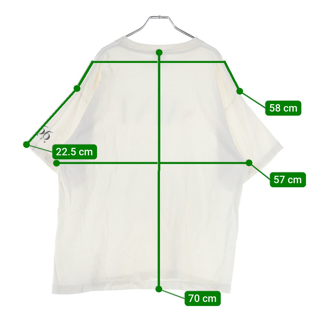 SAINT MICHAEL(セントマイケル) 24AW RAINBOW SAINT TEE ロゴプリントTシャツ ホワイト SM-YS1-0000-007