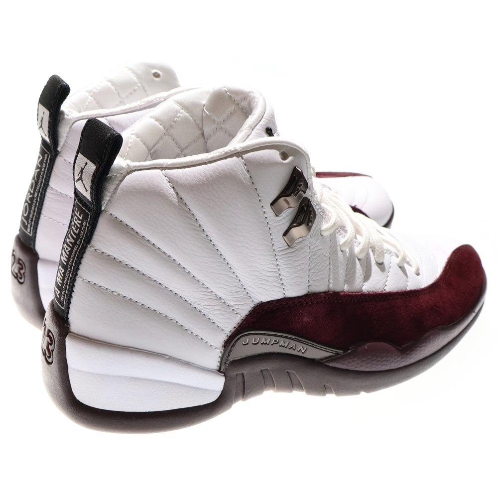 NIKE(ナイキ) ×A MA MANIERE AIR JORDAN 12 WMNS アママニエール エアジョーダン12 ウィメンズ ハイカットスニーカー レディース US7.5/24.5cm ホワイト/レッド DV6989-100