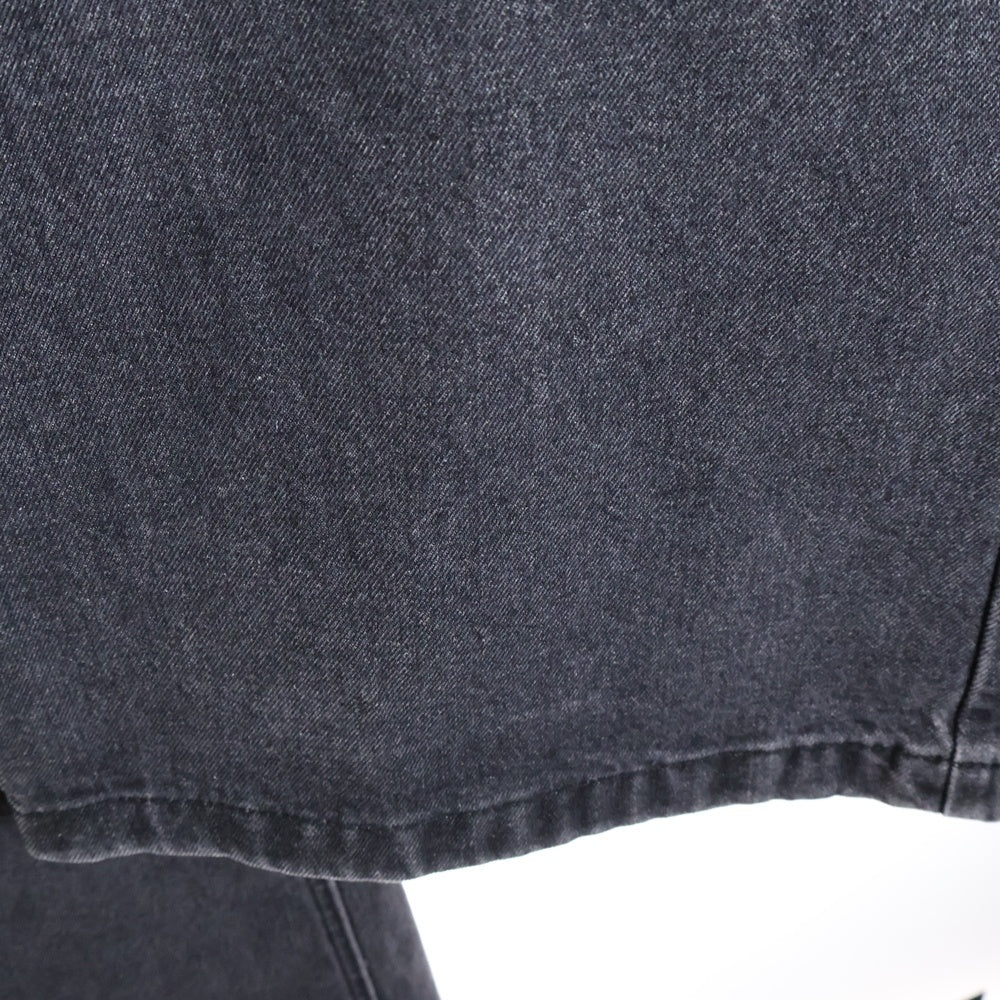 PERSON INTENTION(パーソン インテンション) ダメージ加工 マルチポケット ジップアップ デニムパンツ ブラック