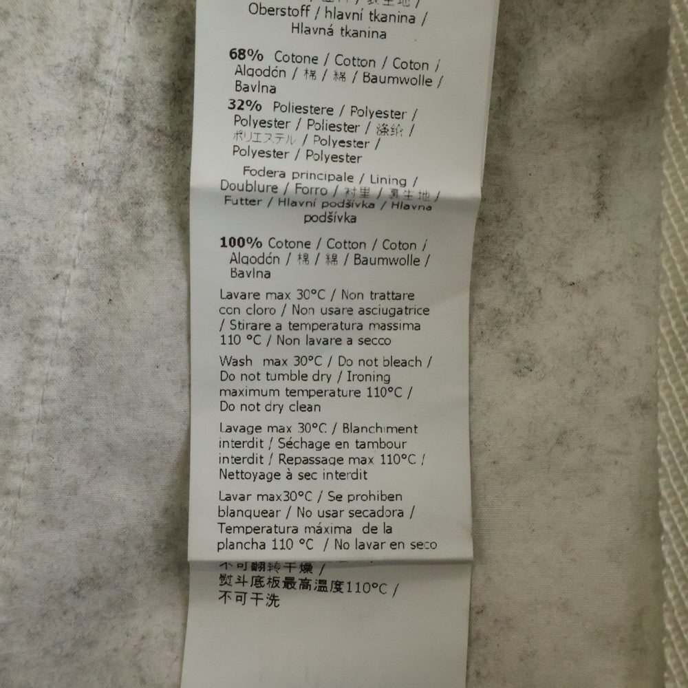 Ten C(テンシー) CARGO TASCONATO カーゴ タスコナート マルチポケット 総柄 ジップアップ ナイロンパンツ ブラック/ホワイト TC-S24-0000-212