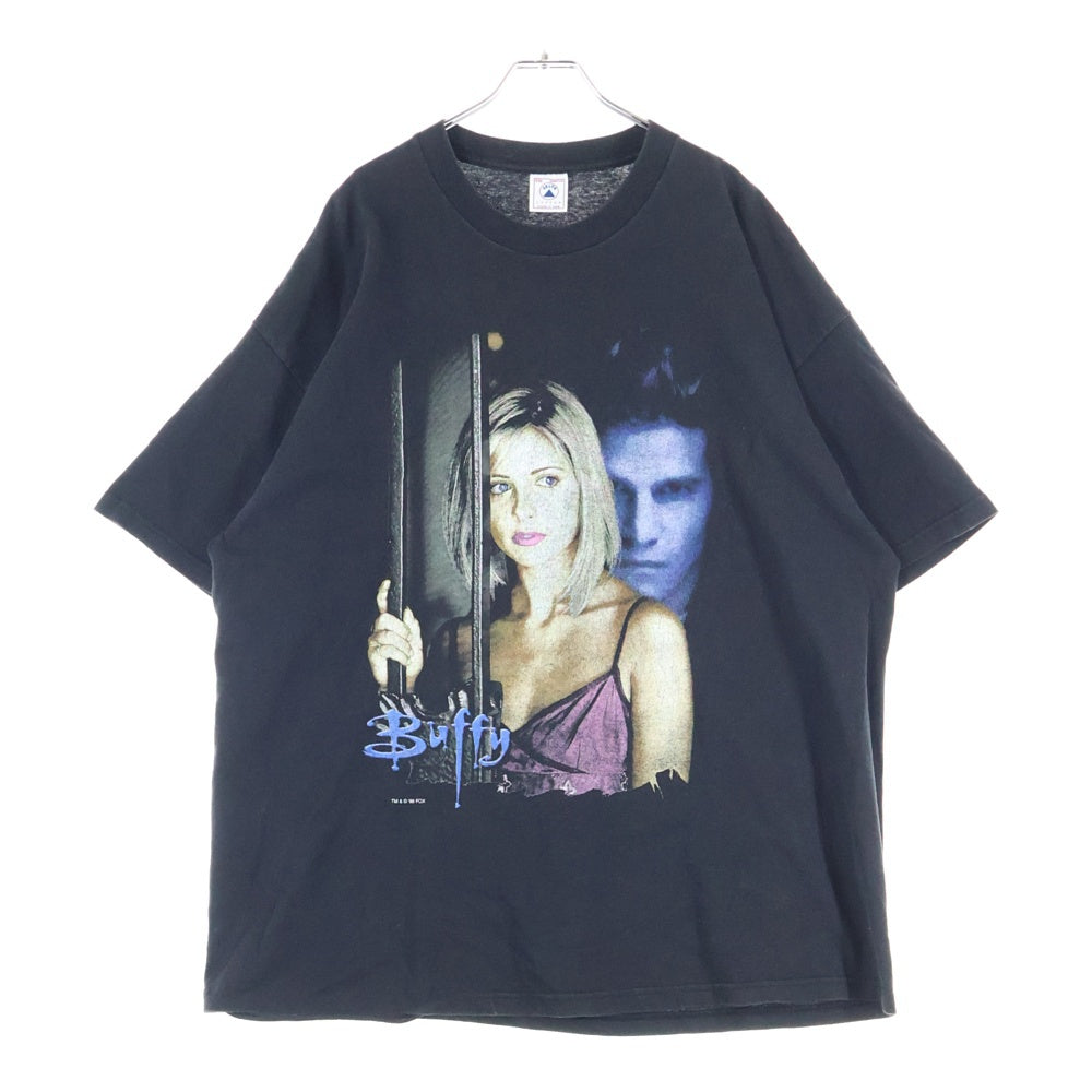 VINTAGE(ヴィンテージ) 90S VINTAGE BUFFY THE VAMPIRE SLAYER TEE ヴィンテージ バフィー ザ バンパイア スレイヤー フロントロゴデザイン クルーネック カットソー 半袖Tシャツ
