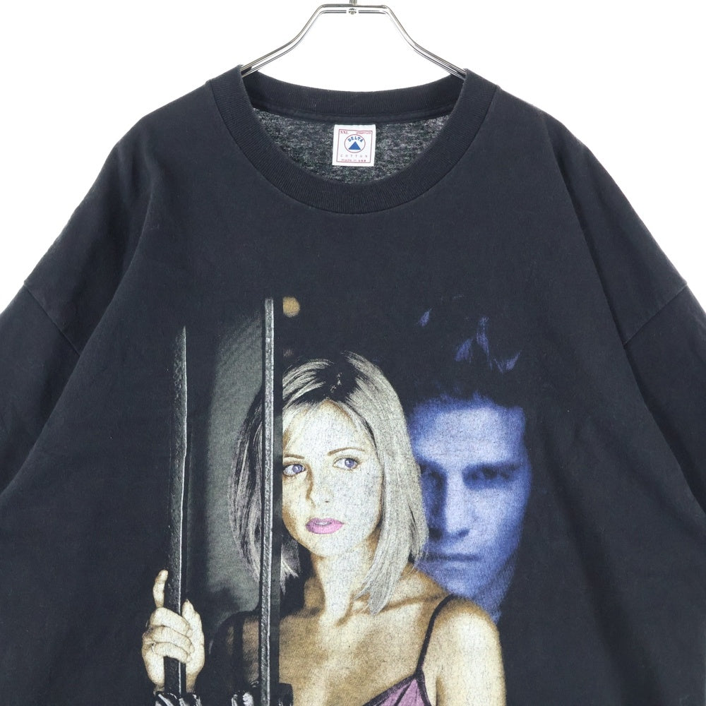 VINTAGE(ヴィンテージ) 90S VINTAGE BUFFY THE VAMPIRE SLAYER TEE ヴィンテージ バフィー ザ バンパイア スレイヤー フロントロゴデザイン クルーネック カットソー 半袖Tシャツ