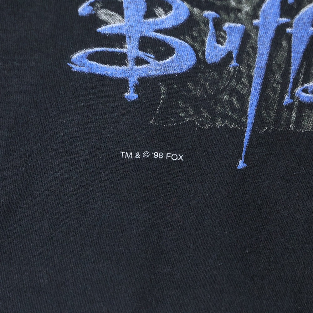 VINTAGE(ヴィンテージ) 90S VINTAGE BUFFY THE VAMPIRE SLAYER TEE ヴィンテージ バフィー ザ バンパイア スレイヤー フロントロゴデザイン クルーネック カットソー 半袖Tシャツ