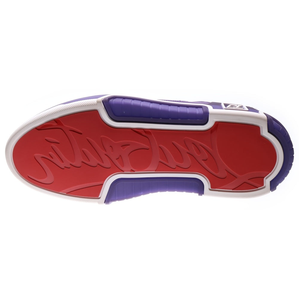 CHRISTIAN LOUBOUTIN(クリスチャンルブタン) ASTROLOUBI FLAT アストロルビ ヒール スパイク スダッズ レザー ローカットスニーカー ホワイト 3240020