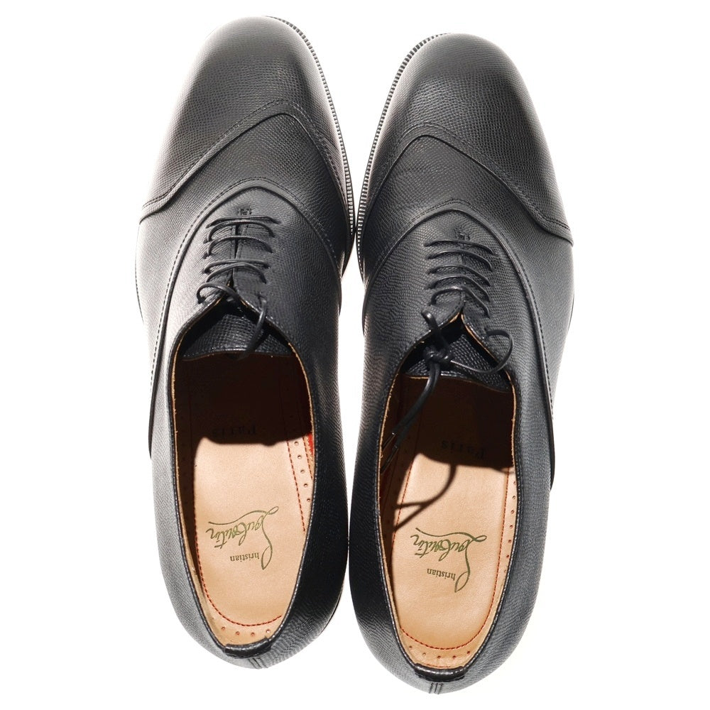 CHRISTIAN LOUBOUTIN(クリスチャンルブタン) BOABI FLAT ボアビ フラット レザー シューズ ブラック 3230297