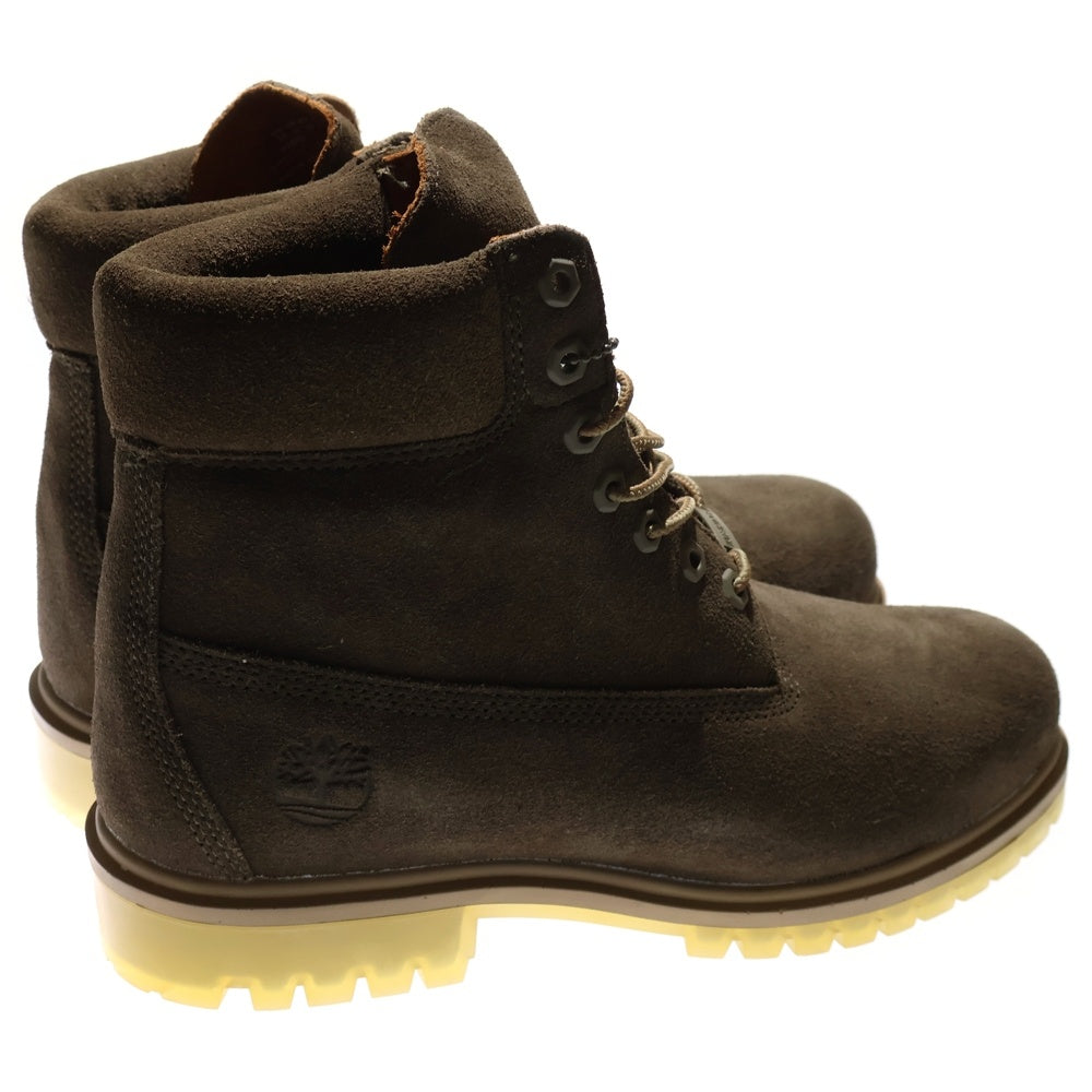 Timberland(ティンバーランド) 6INCH PREMIUM WATERPROOF BOOTS 6インチ プレミアム スエード レースアップブーツ ブラウン A18PZ