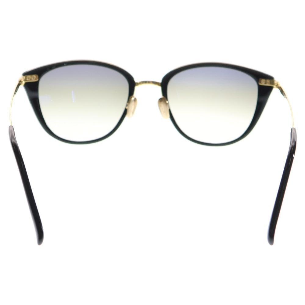 NO BRAND(ノーブランド) Eque.M/イークエエム Venus II ラウンドシェイプ チタンフレーム カラーレンズ サングラス メガネ 眼鏡 ブラック/ゴールド