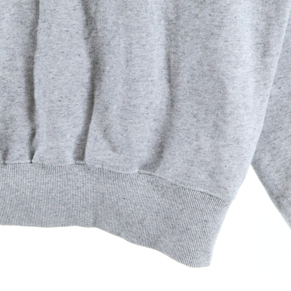 THISISNEVERTHAT(ディスイズネバーザット) T-LOGO CREWNECK Tロゴエンブロイダリー クルーネック スウェットトレーナー グレー TN220TSWCW01