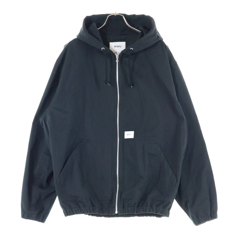WTAPS(ダブルタップス) 24AW COTTON TWILL D00M JACKET コットンツイル フーデッド ジップアップジャケット ブラック 242WVDT-JKM01