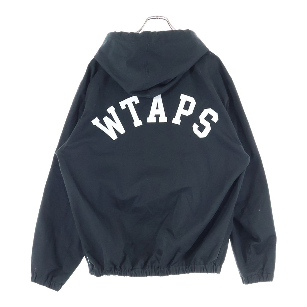 WTAPS(ダブルタップス) 24AW COTTON TWILL D00M JACKET コットンツイル フーデッド ジップアップジャケット ブラック 242WVDT-JKM01