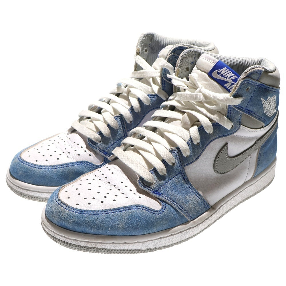 NIKE(ナイキ) AIR JORDAN 1 HIGH OG HYPER ROYAL エアジョーダン1 ハイパーロイヤル ハイカットスニーカー ホワイト/ブルー US9.5/27.5cm 555088-402