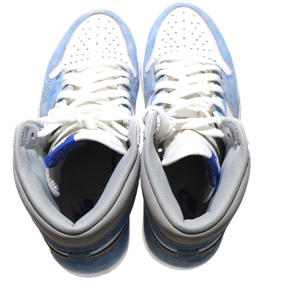 NIKE(ナイキ) AIR JORDAN 1 HIGH OG HYPER ROYAL エアジョーダン1 ハイパーロイヤル ハイカットスニーカー ホワイト/ブルー US9.5/27.5cm 555088-402