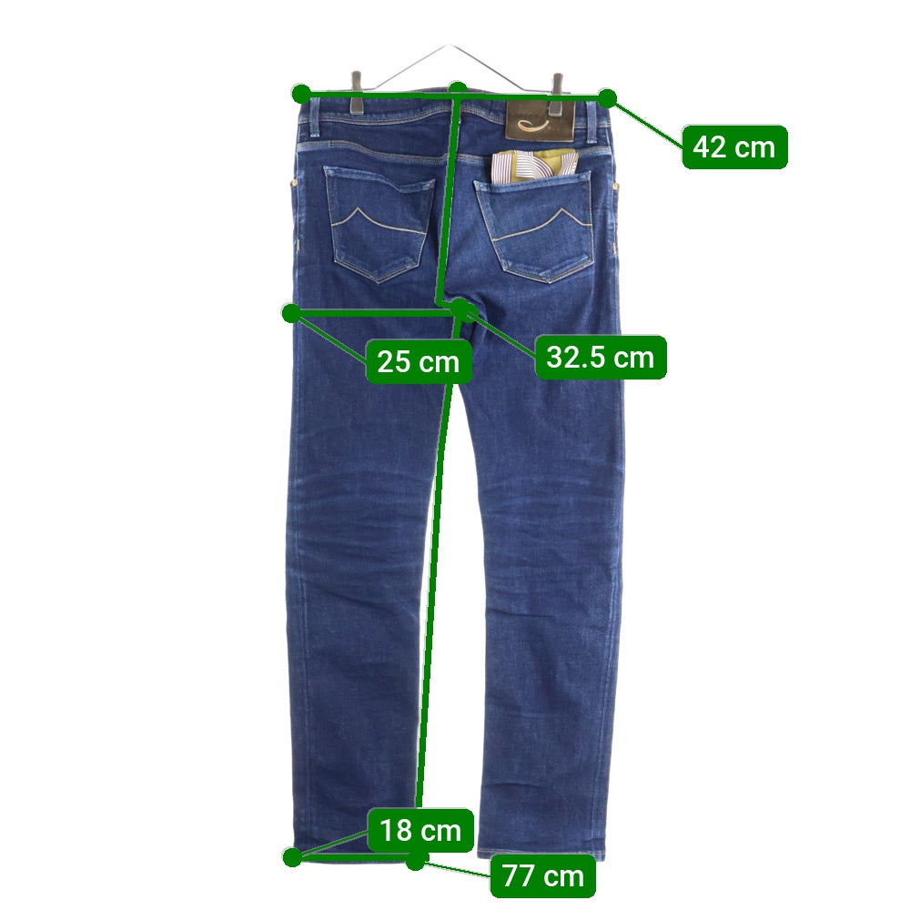 JACOB COHEN(ヤコブ コーエン) NICK SLIM FIT ニック スリムフィット ボタンフライ デニムパンツ インディゴ 36015