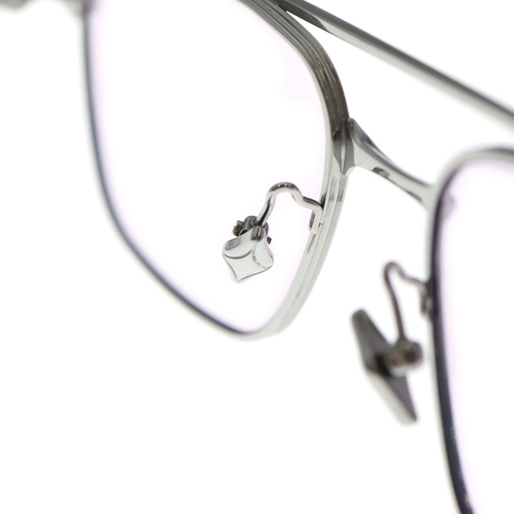 GENTLE MONSTER(ジェントルモンスター) MET-02 ツーブリッジ メタルフレームメガネ 眼鏡 シルバー