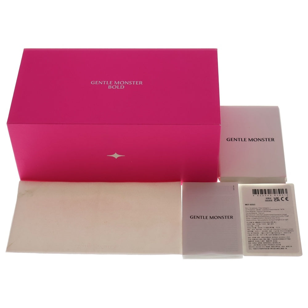 GENTLE MONSTER(ジェントルモンスター) MET-02 ツーブリッジ メタルフレームメガネ 眼鏡 シルバー