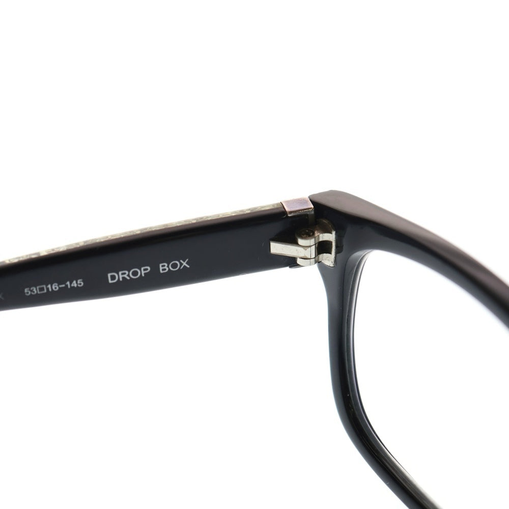 CHROME HEARTS(クロムハーツ) DROP BOX ドロップボックス CHプラステンプル ウェリントンフレーム メガネ サングラス 眼鏡 ブラック