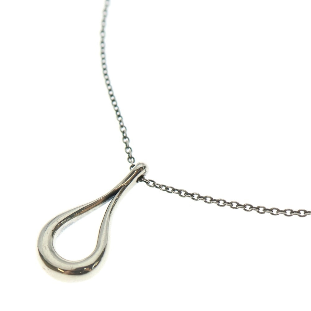 TIFFANY & Co.(ティファニー) オープン ディアドロップ エルサペレッティ ネックレス シルバー レディース