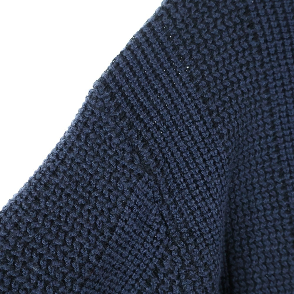 FRED PERRY(フレッドペリー) ロゴ刺繍 アクリルウールニット セーター ネイビー 185875