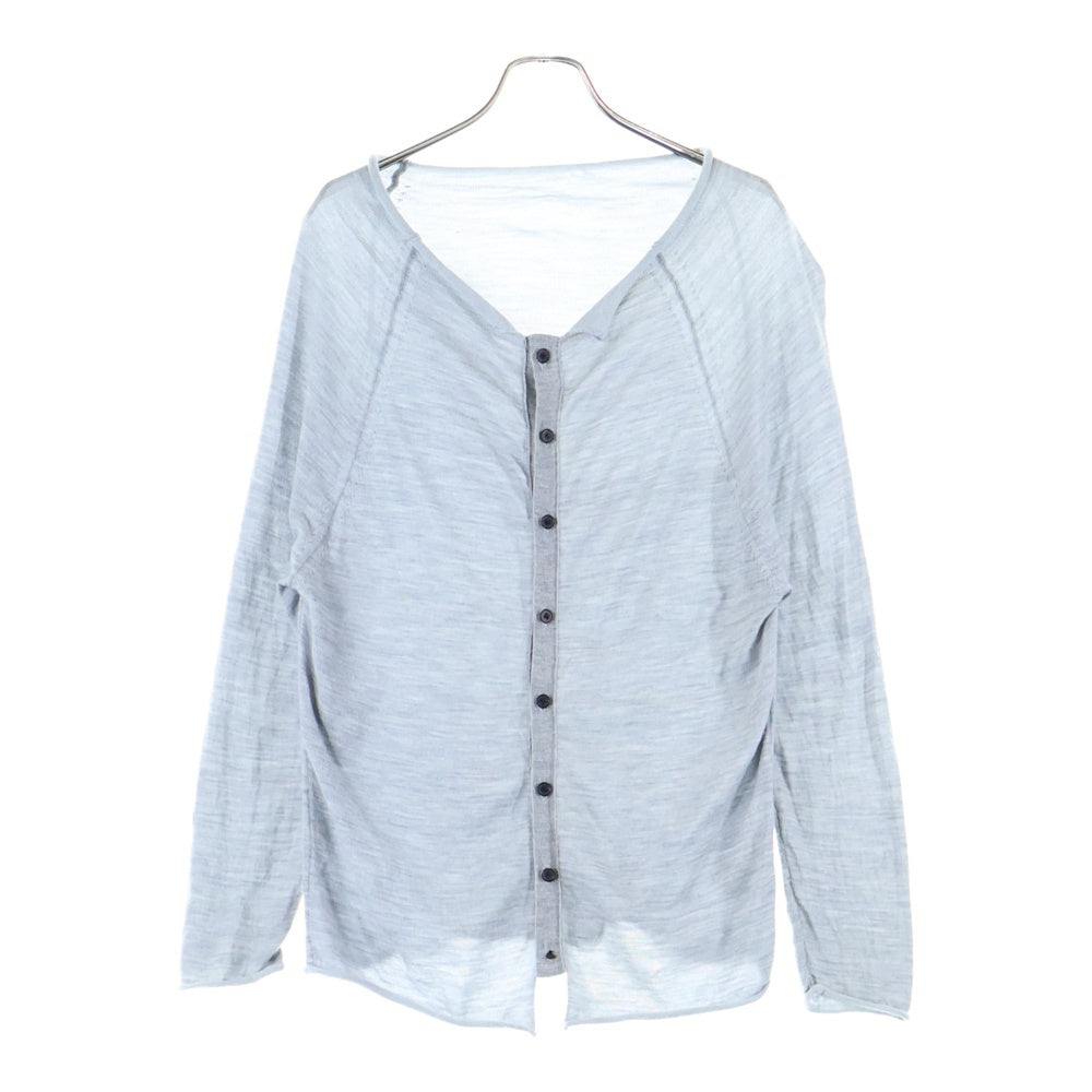 Y's(ワイズ) 15SS ウール ニットカーディガン グレー レディース YY-K53-960
