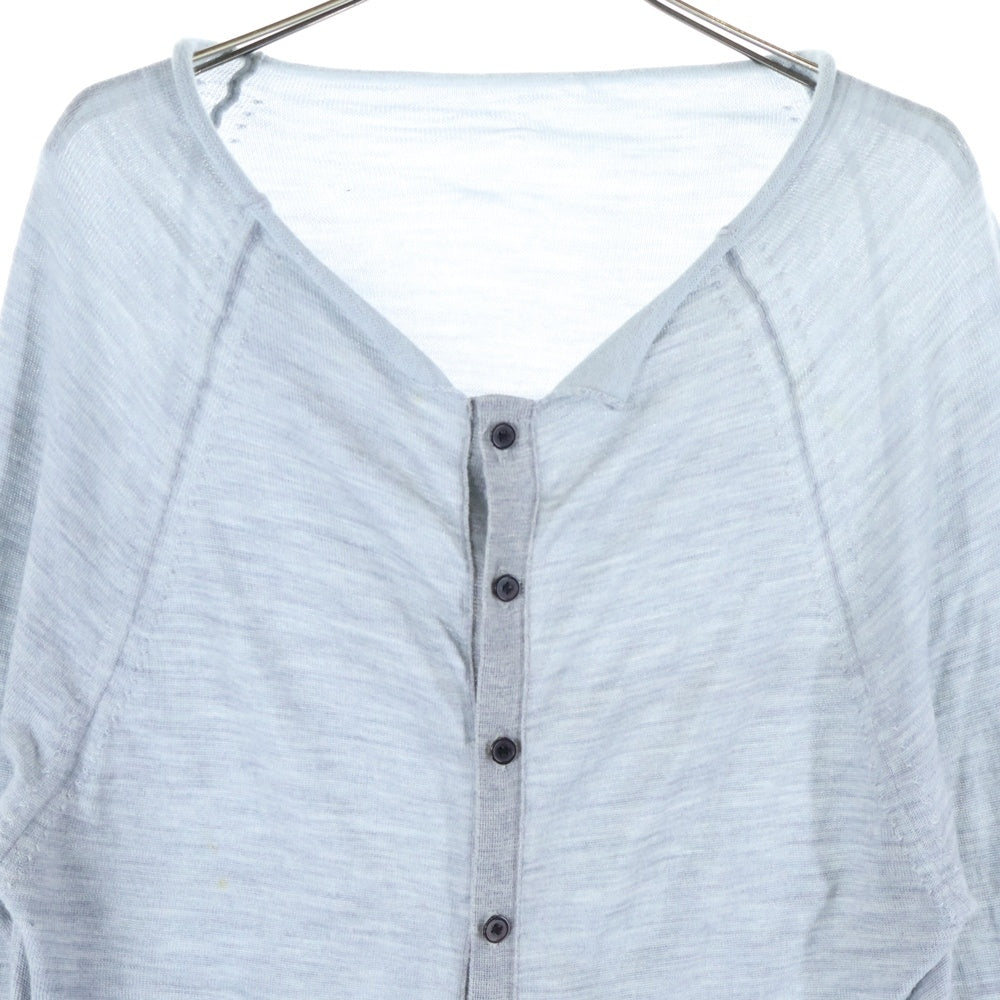 Y's(ワイズ) 15SS ウール ニットカーディガン グレー レディース YY-K53-960