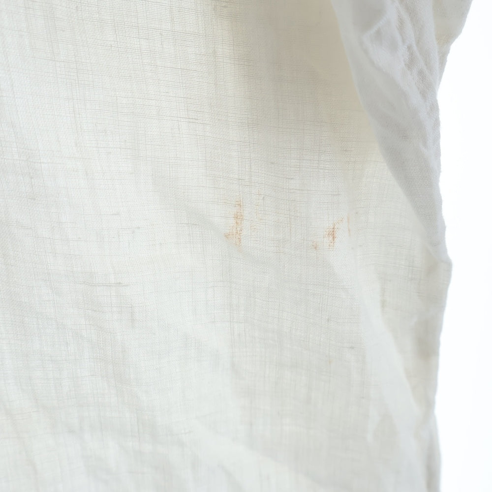 Paul Smith(ポールスミス) フロント刺繍 ショートスリーブ コットンシャツ ホワイト PC-CR-40931