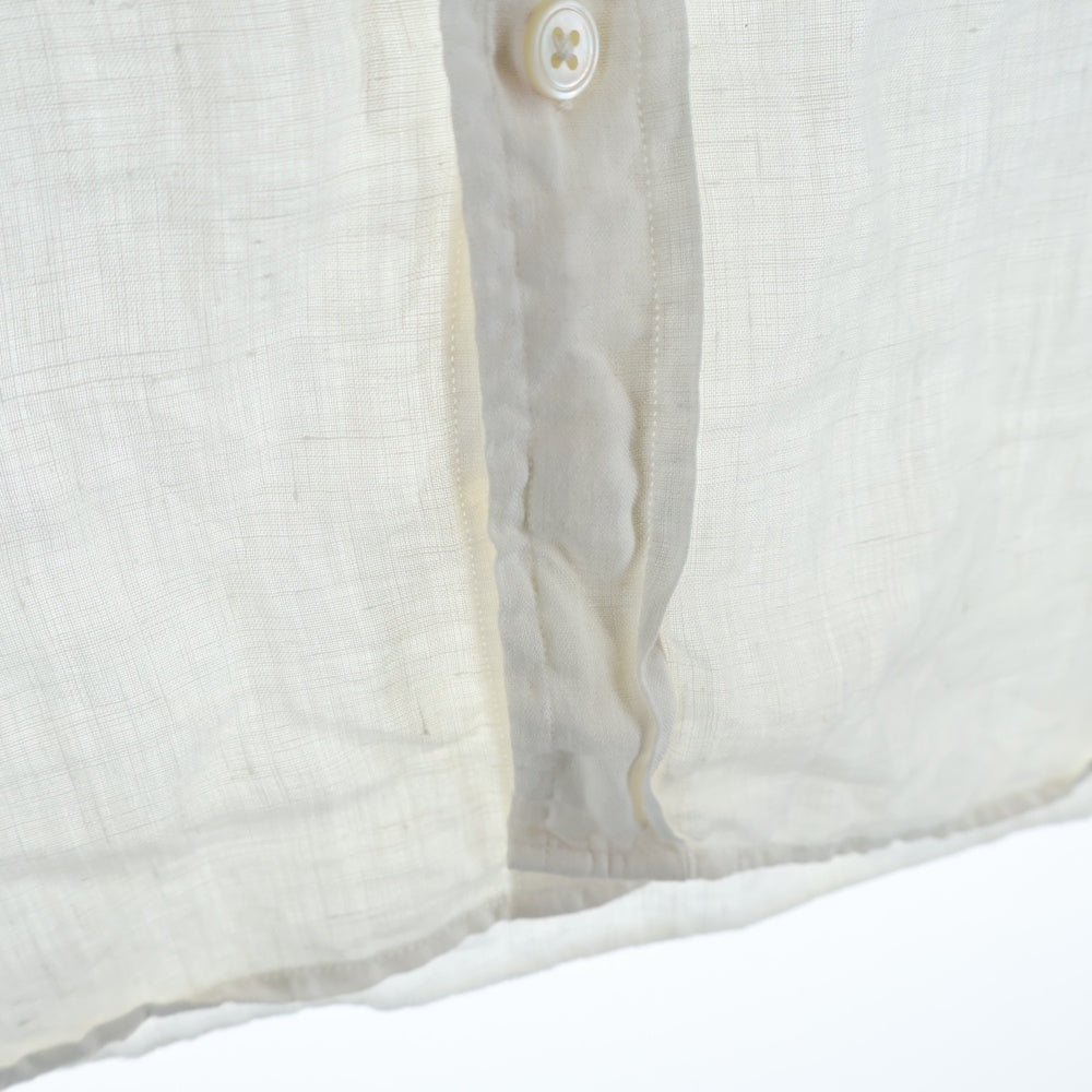 Paul Smith(ポールスミス) フロント刺繍 ショートスリーブ コットンシャツ ホワイト PC-CR-40931