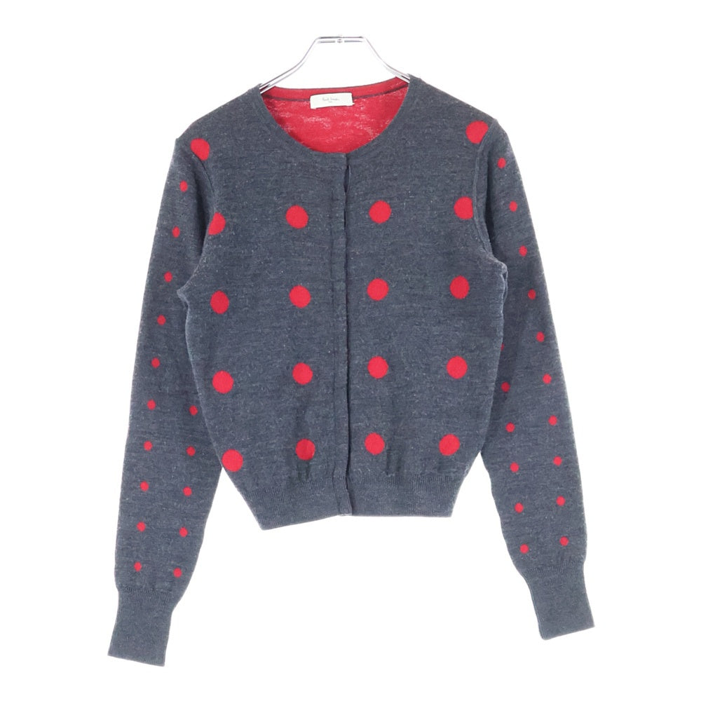 Paul Smith(ポールスミス) ドット柄 ウールニット スナップ