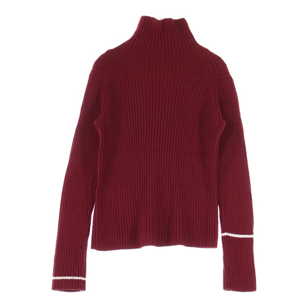 Y's(ワイズ) 23AW タートルネック ニットカーディガン レディース レッド YJ-K92-583