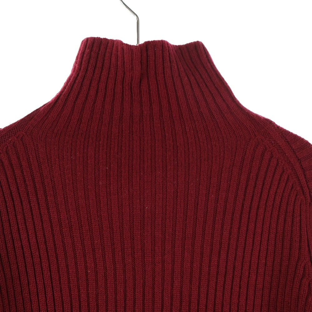 Y's(ワイズ) 23AW タートルネック ニットカーディガン レディース レッド YJ-K92-583