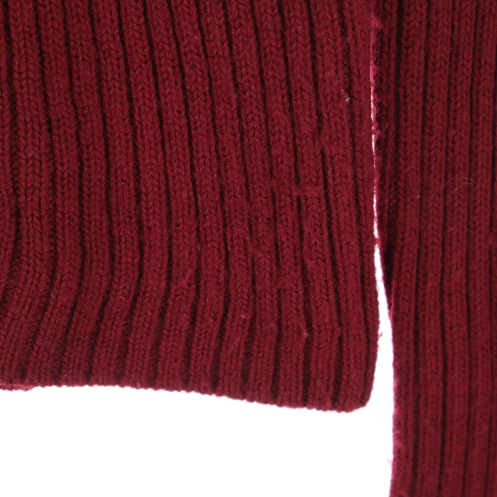 Y's(ワイズ) 23AW タートルネック ニットカーディガン レディース レッド YJ-K92-583
