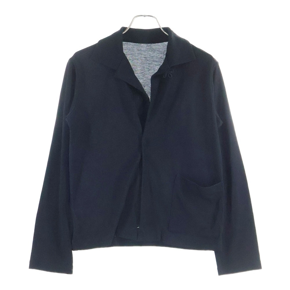 Yohji Yamamoto(ヨウジヤマモト) 08SS レギュラーカラー スナップボタンジャケット レディース ブラック FM-T43-058