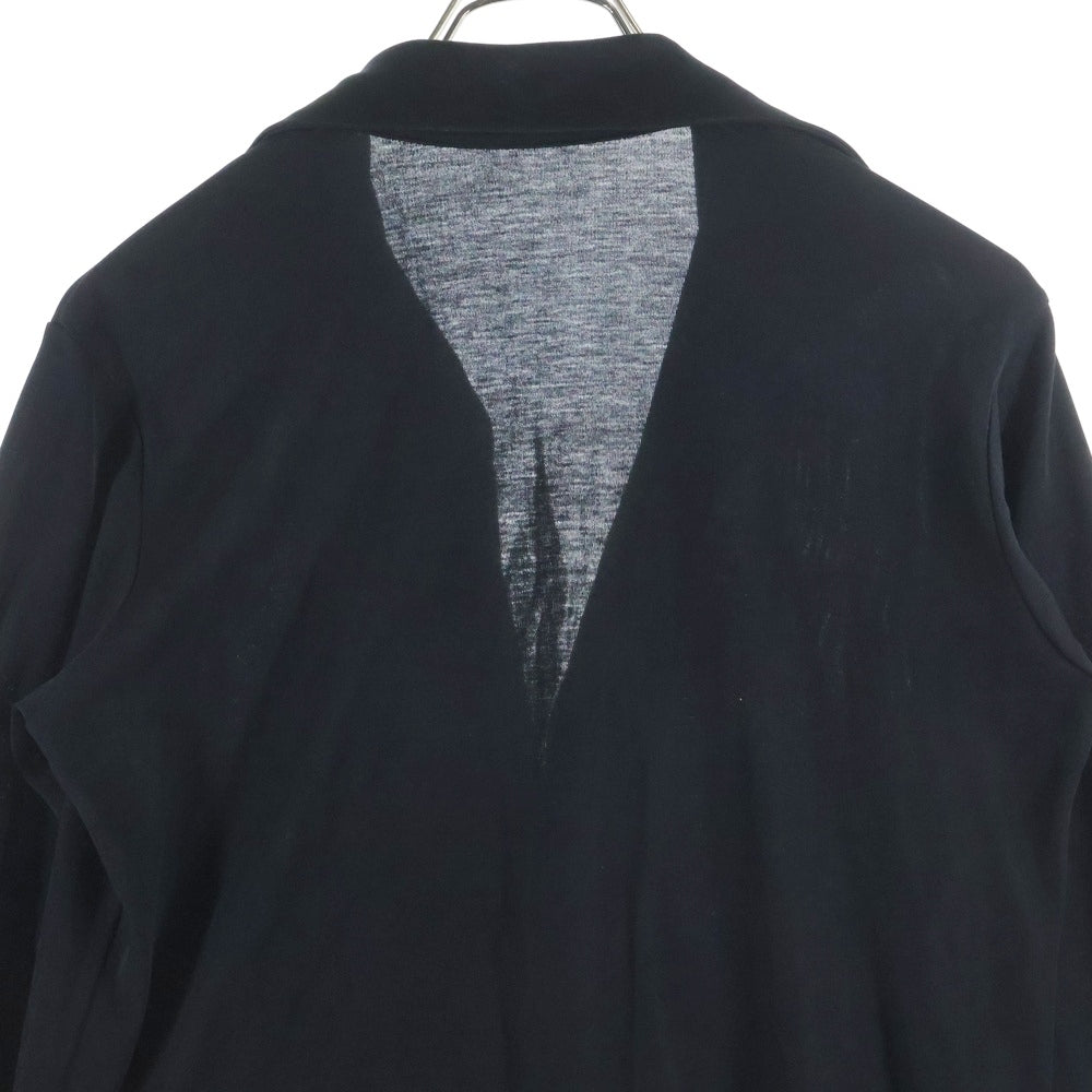 Yohji Yamamoto(ヨウジヤマモト) 08SS レギュラーカラー スナップボタンジャケット レディース ブラック FM-T43-058